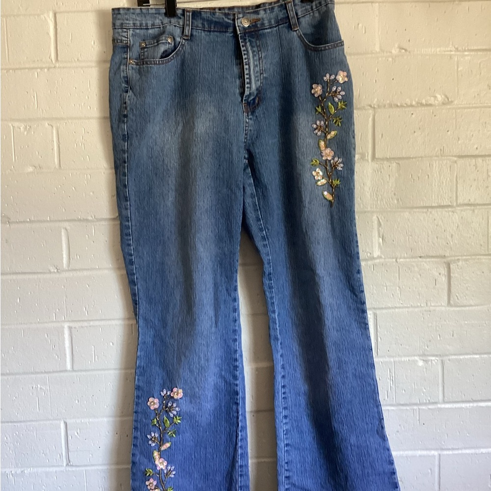 cosmo floral jeans